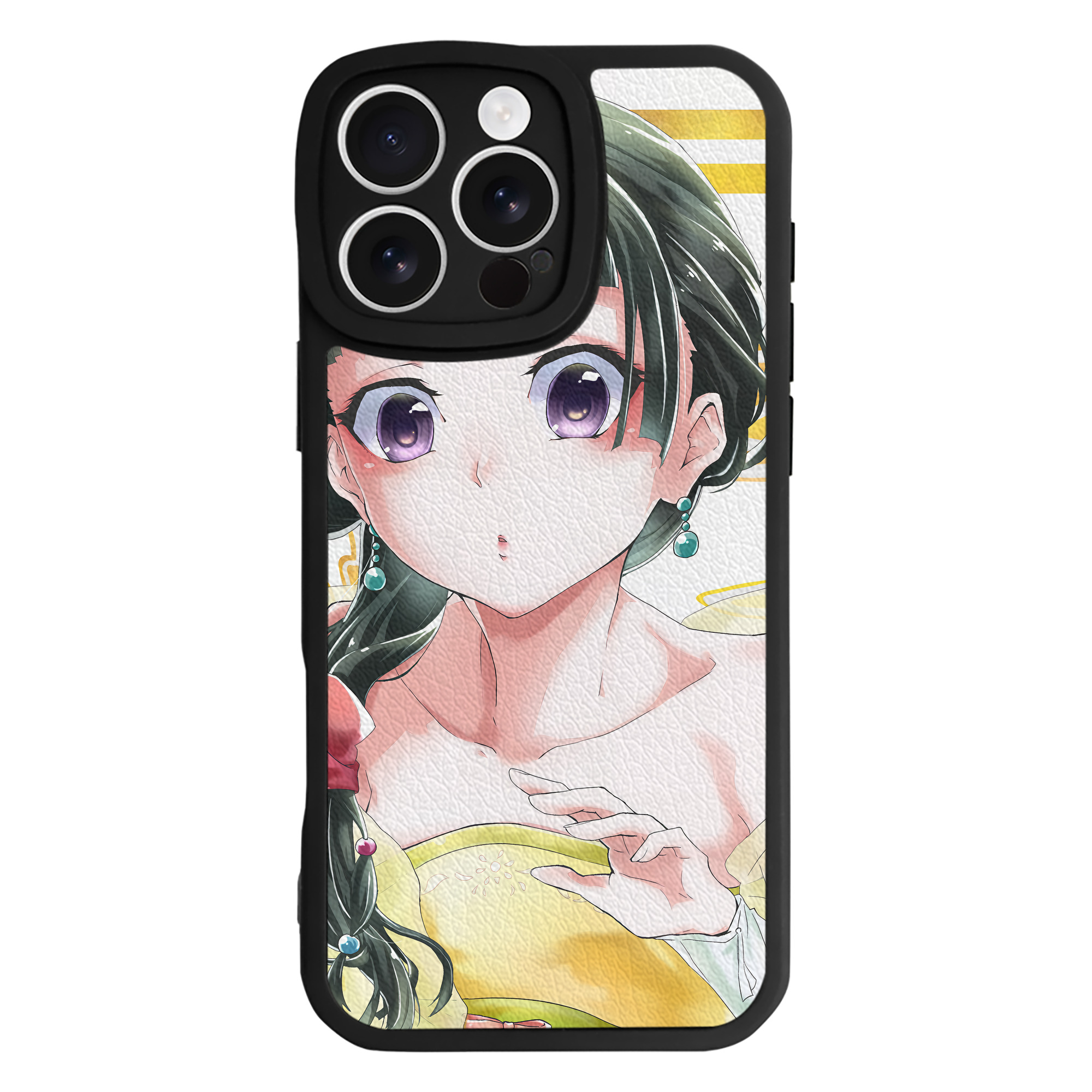 （画像用） 薬屋のひとりごと The Apothecary Diaries 【iPhone 16シリーズ対応】シリコンスマホケース（レザー調） 材質：シリコン